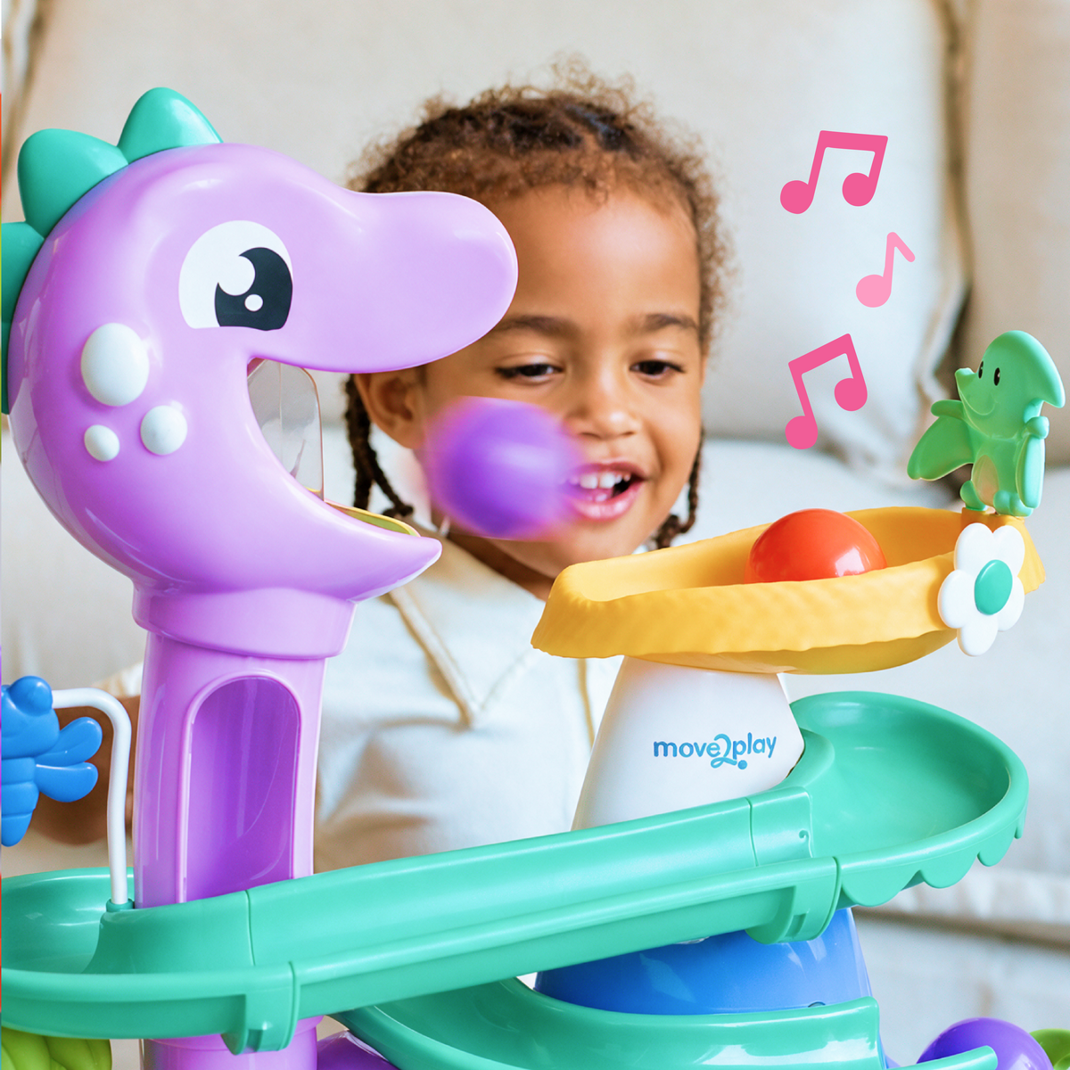 Dino Ball Popper - Purple