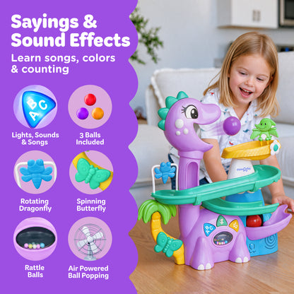 Dino Ball Popper - Purple