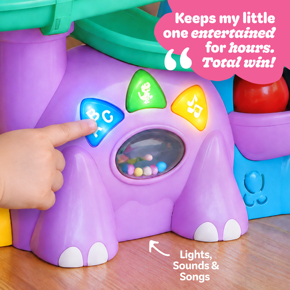 Dino Ball Popper - Purple