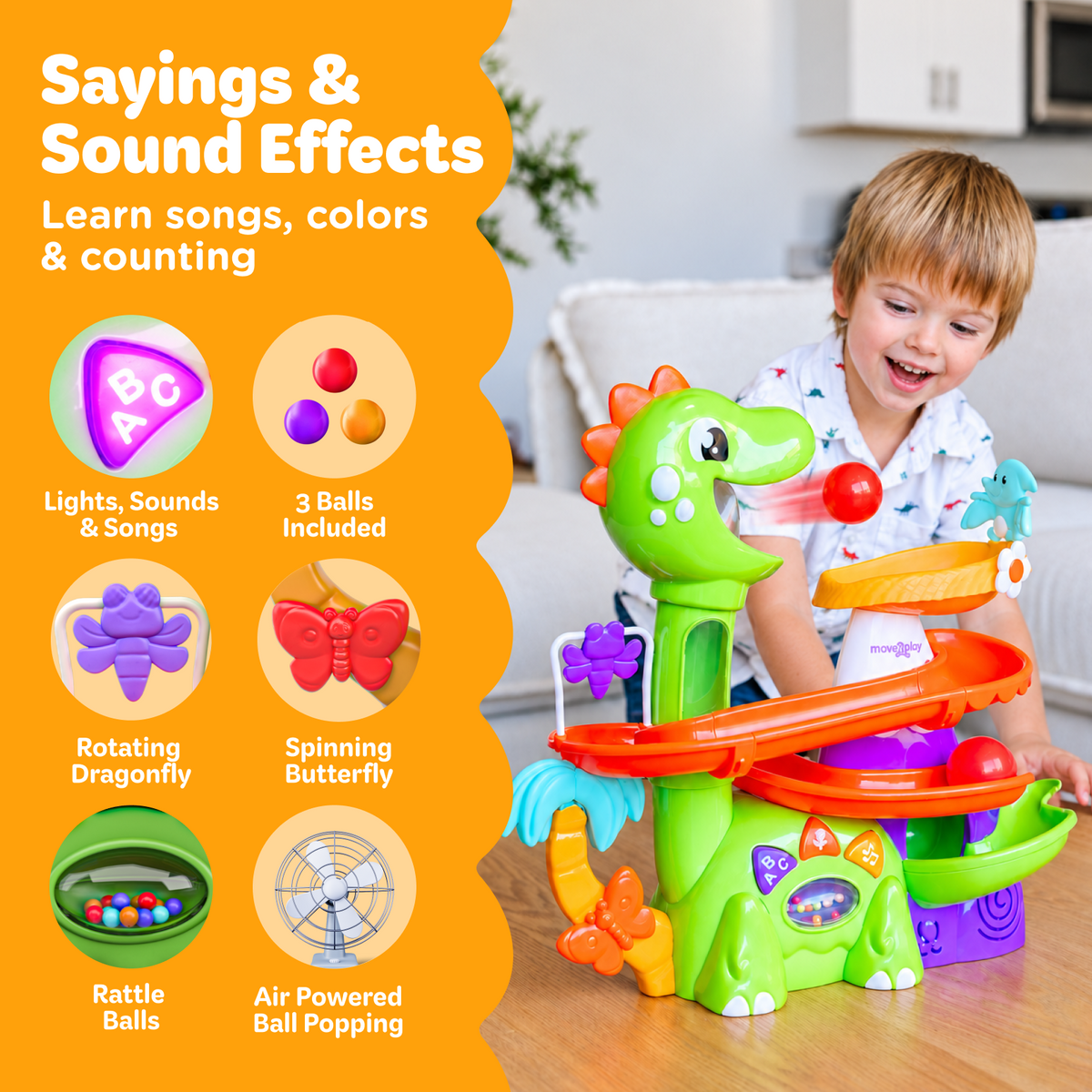 Dino Ball Popper - Green
