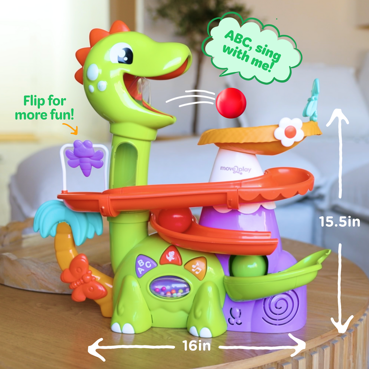 Dino Ball Popper - Green