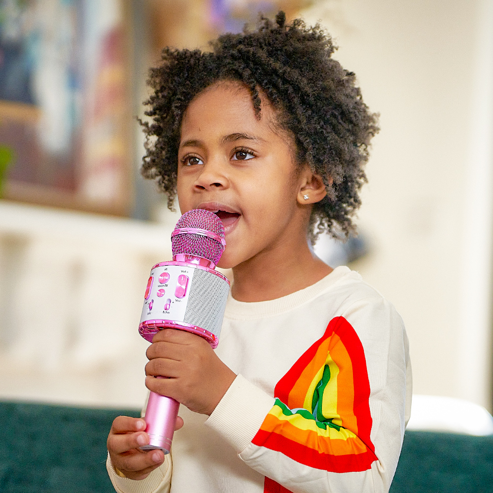 Kids Karaoke Microphone - Pink – Move2Play Kids Karaoke Microphone - Pink – Move2Play