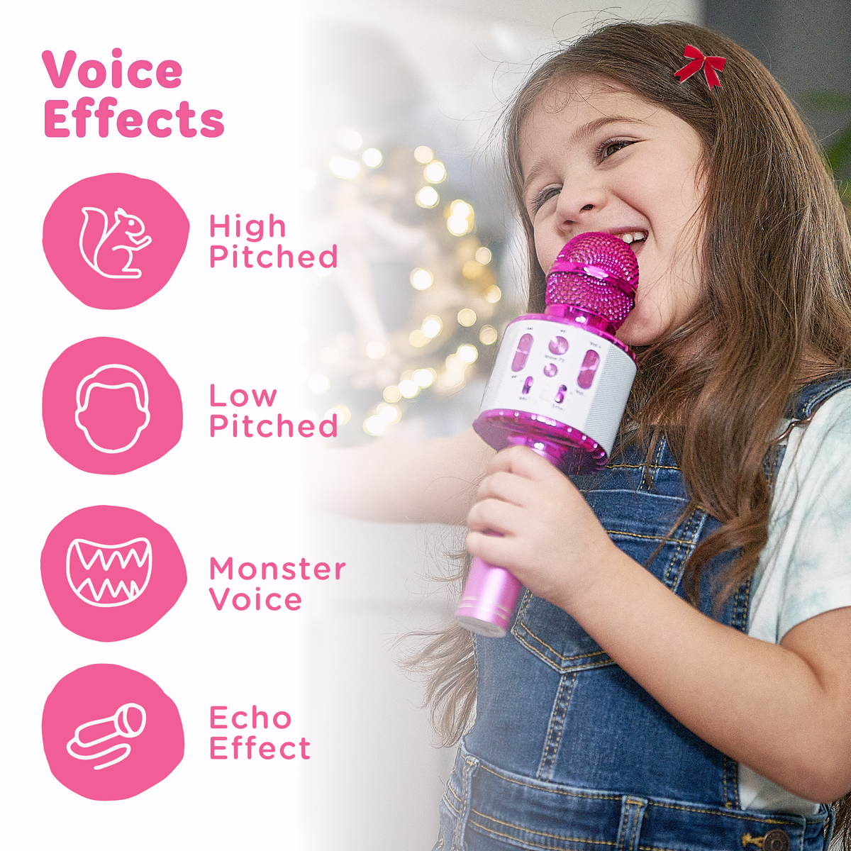 Move2Play, Kids Karaoke Microphone | Includes Bluetooth & Pre-Loaded Songs